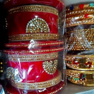 Beautiful brand new wedding bangles set chuda